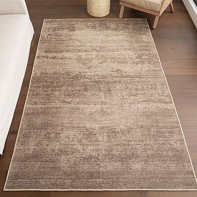 nuLOOM Damira Solid Faded Machine Washable Area Rug