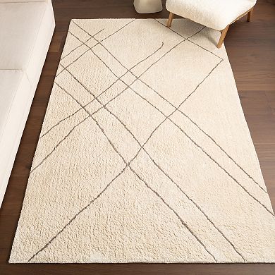 nuLOOM Egeria Modern Abstract Linework Area Rug