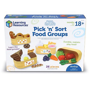 Learning Resources New Sprouts Pick 'n' Sort Food Groups Toy Set