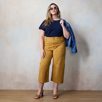 Plus Size LC Lauren Conrad Bubble Sleeve Tee