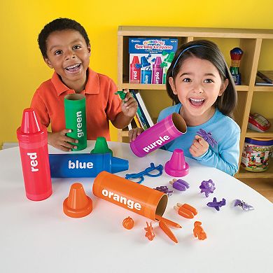 Learning Resources 8-Piece Rainbow Sorting Crayons Set