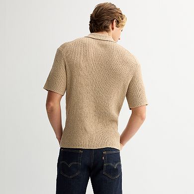 Sage and Steel Woven Camp Shirt