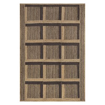nuLOOM Aletta Geometric Tiled Jute Area Rug