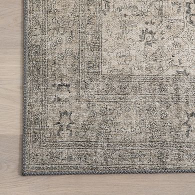 nuLOOM Hillstone Collection Traditional Vintage Medallion Area Rug