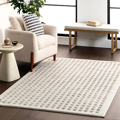nuLOOM Daleyza Checkered Machine Washable Area Rug
