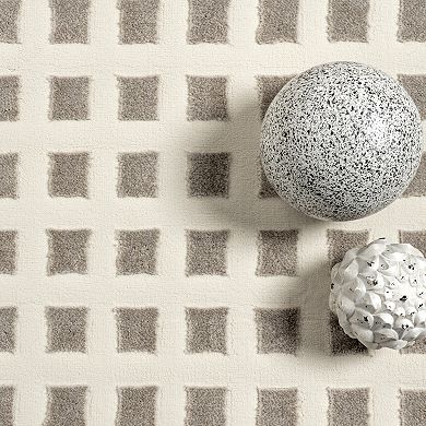 nuLOOM Daleyza Checkered Machine Washable Area Rug