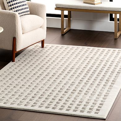 nuLOOM Daleyza Checkered Machine Washable Area Rug