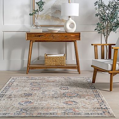 nuLOOM Acelynn Distressed Traditional Area Rug