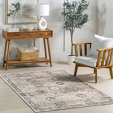 nuLOOM Acelynn Distressed Traditional Area Rug