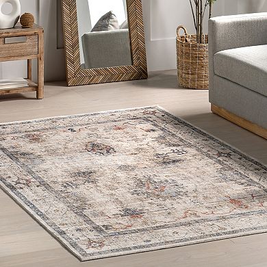 nuLOOM Yanet Floral Traditional Area Rug