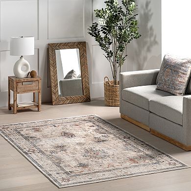 nuLOOM Yanet Floral Traditional Area Rug