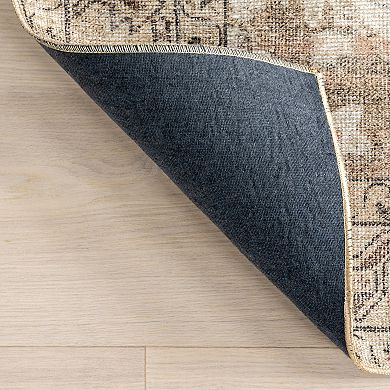 nuLOOM Hillstone Collection Traditional Vintage Medallion Area Rug