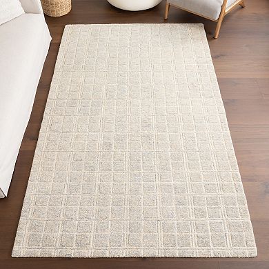 nuLOOM Camellia Checkered Wool Area Rug