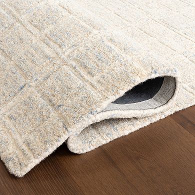 nuLOOM Camellia Checkered Wool Area Rug