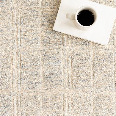 nuLOOM Camellia Checkered Wool Area Rug