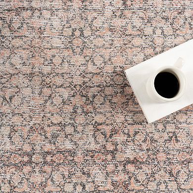 nuLOOM Hillstone Collection Traditional Vintage Medallion Area Rug