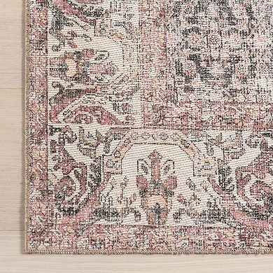 Nuloom Hillstone Collection Traditional Vintage Medallion Area Rug