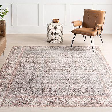Nuloom Hillstone Collection Traditional Vintage Medallion Area Rug