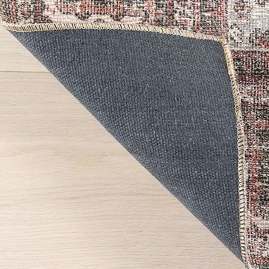 nuLOOM Hillstone Collection Traditional Vintage Medallion Area Rug