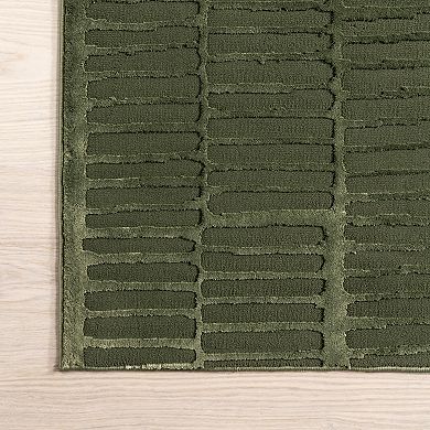 nuLOOM Kailani Geometric Machine Washable Area Rug