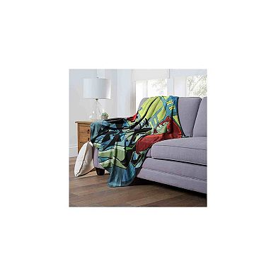 Dc Comics Batman Harley Quinn Batcave Break In Silk Touch Throw Blanket