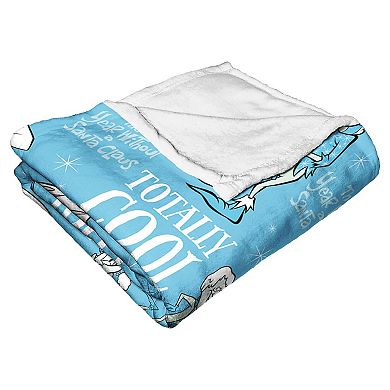 Warner Bros. Year Without Santa Claus Totally Cool Silk Touch Throw Blanket 50 x 60 Inches