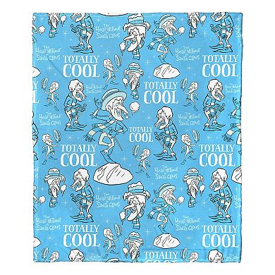 Warner Bros. Year Without Santa Claus Totally Cool Silk Touch Throw Blanket 50 x 60 Inches