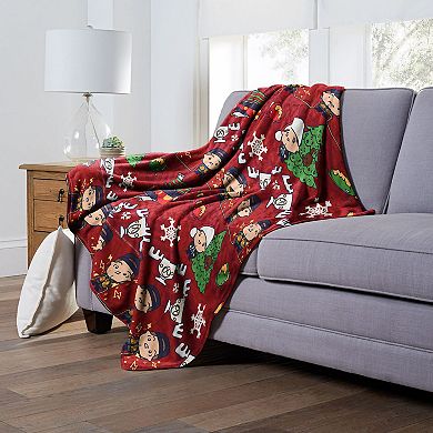 Warner Bros. Christmas Vacation A Clarkmas Christmas Silk Touch Throw Blanket 50x60 Inches