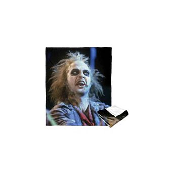 Warner Bros. Beetlejuice Ghost With The Most Silk Touch Throw Blanket 50x60 Inches