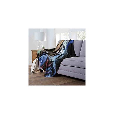 Warner Bros. Beetlejuice Ghost With The Most Silk Touch Throw Blanket 50x60 Inches