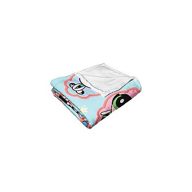 Cartoon Network Powerpuff Girls Classic Expressions Silk Touch Throw Blanket 50x60 Inches