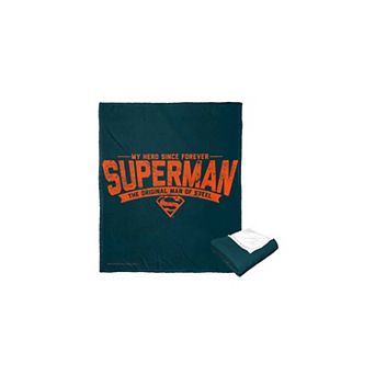 Warner Bros. Superman Dad Of Steel Silk Touch Throw Blanket 50x60 Inches