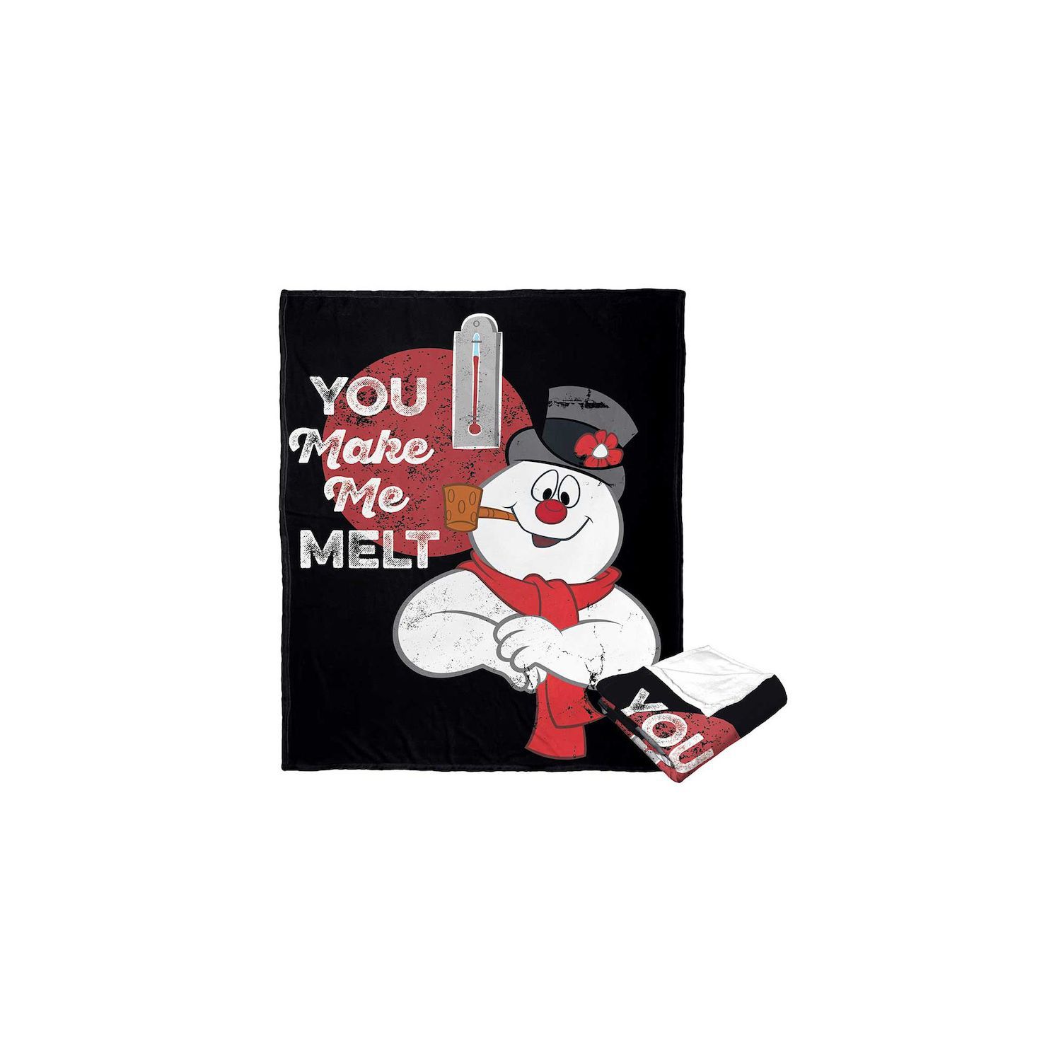 FROSTY THE SNOWMAN Coperta Morbida In Microfibra 152x127 Cm – Plaid Soffice Con Stamapa, Lavabile, Regalo Natale