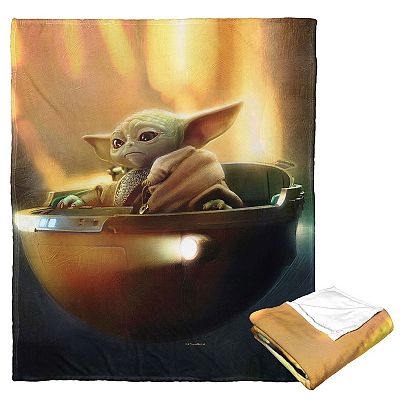 Star Wars The Mandalorian Levitating Silk Touch Throw Blanket