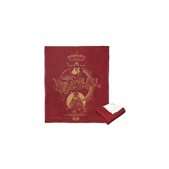 Warner Bros. Harry Potter Yule Ball Invitation Silk Touch Throw Blanket 50x60 Inches