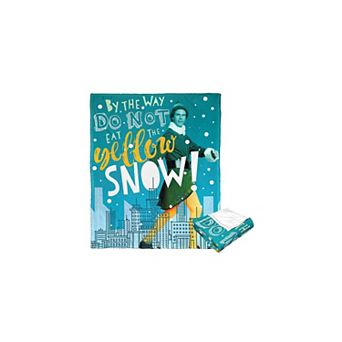 Warner Bros. Elf Do Not Eat Yellow Snow Silk Touch Throw Blanket 50x60 Inches