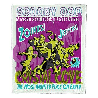 Warner Bros. Scooby-Doo Haunted Crystal Cove Silk Touch Throw Blanket 50x60 Inches