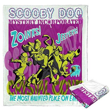Warner Brothers Scooby Doo Haunted Crystal Cove Silk Touch Throw Blanket