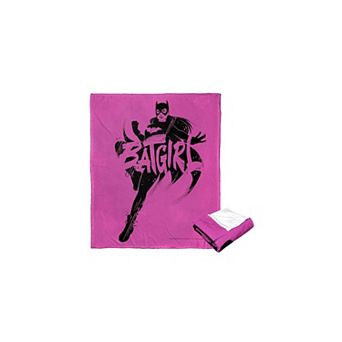 Dc Comics Batman Batgirl Inked Silk Touch Throw Blanket