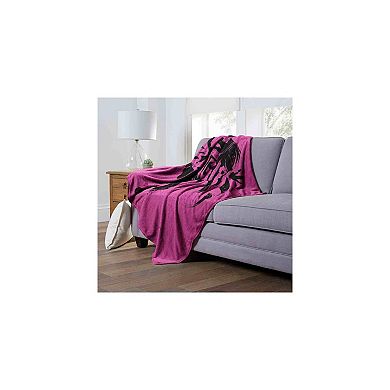 Dc Comics Batman Batgirl Inked Silk Touch Throw Blanket