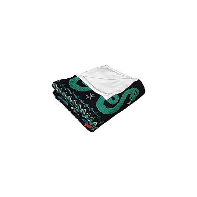 Warner Bros. Harry Potter Houses Sweater Silk Touch Throw Blanket 50x60 Inches