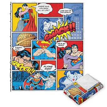 Warner Bros. Superman Lois And Superman Silk Touch Throw Blanket 50x60 Inches
