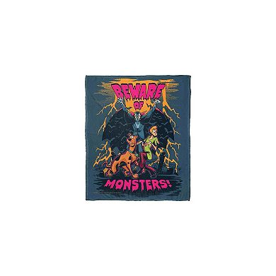 Warner Bros. Scooby-Doo Beware Of Monsters Silk Touch Throw Blanket 50x60 Inches