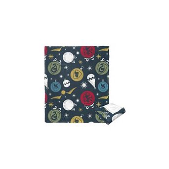 Warner Bros. Harry Potter House Ornaments Silk Touch Throw Blanket 50x60 Inches