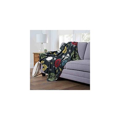 Warner Bros. Harry Potter House Ornaments Silk Touch Throw Blanket 50x60 Inches