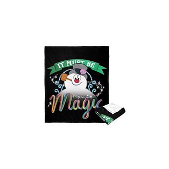 Warner Bros. Frosty the Snowman It Must Be Magic Silk Touch Throw Blanket 50x60 Inches