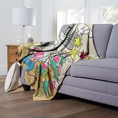 Warner Bros. Tom And Jerry Mouse Tree Silk Touch Throw Blanket 50x60 Inches
