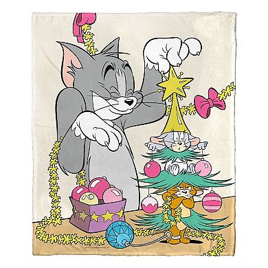 Warner Bros. Tom And Jerry Mouse Tree Silk Touch Throw Blanket 50x60 Inches