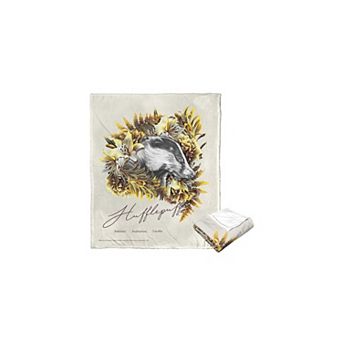 Warner Bros. Harry Potter Hufflepuff Silk Touch Throw Blanket 50x60 Inches