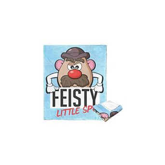 Hasbro Mr. Potato Head Feisty Little Spud Silk Touch Throw Blanket 50x60 Inches